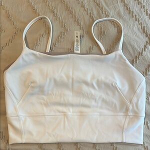 Lululemon Wunder Train Strappy Tank WHT 10